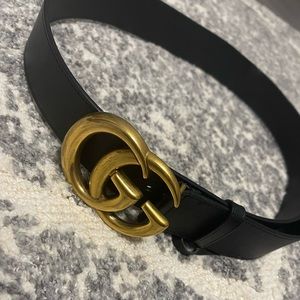 Black Gucci Belt